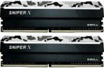 G.Skill Sniper X Series 32GB (2x16GB) 3200 MHz Urban čierna / DDR4 / CL 16 / 1.20V / XMP 2.0 / Non-ECC / Un-Registred (F4-3200C16D-32GSXWB)