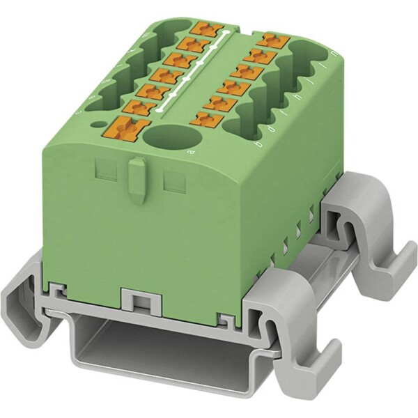 Phoenix Contact 3273228 blok rozvádzača 40.6 mm pružinová svorka zelená 8 ks; 3273228