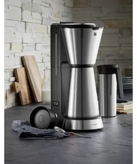 WMF Küchenminis Aroma Thermo to go čierna / Kávovar na prekvapkávanú kávu / 870 W / LCD displej (04.1226.0011)