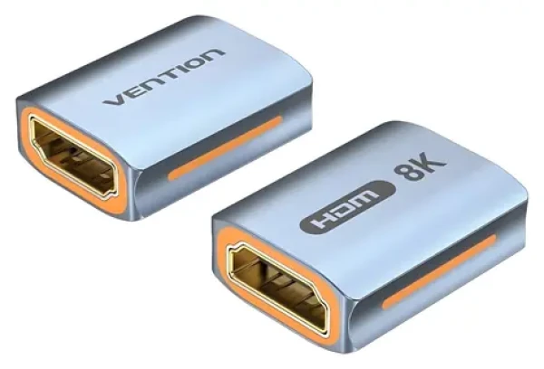 Vention HDMI spojka čierna / Spojka / HDMI Typ A - Typ A / 4K 60Hz / pozlátené kontakty (AIUH0)