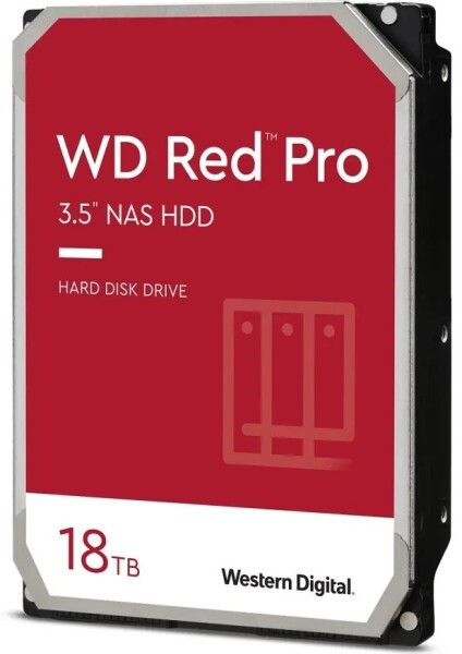 WD HDD|WESTERN DIGITAL|Raudona Pro|18TB|SATA 3.0|512 MB|7200 rpm|3,5"|WD181KFGX