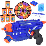 Mamido Pištoľ Shotgun 2v1 + penové a gélové náboje Terč Okuliare Plechovky ZA5564