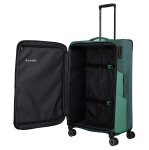 Veľký textilný kufor Travelite Viia 4w L Green