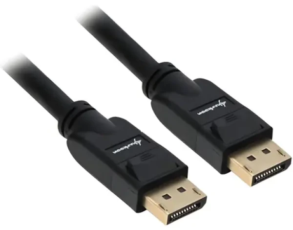 Sharkoon DisplayPort 1.3 1m čierna / Kábel / 4K (4044951021413)