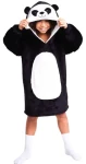 Cozy Noxxiez CH326 Panda - hrejivá televízna mikinová deka s kapucňou pre deti 7 - 12 rokov (20-CH326)