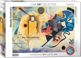 EUROGRAPHICS Puzzle Žltá, červená, modrá