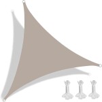 Malatec Tieniaca plachta celta trojuholník 5x5x5m 200g/m hnedá taupe
