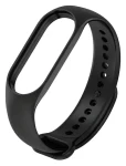 Beline silikónový náramok Mi Band 5/6 čierna / Náramok / pre XIAOMI Mi Band 5 a 6