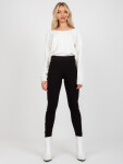 Dámske legíny VI LG 5020.17X Black With Beige - FPrice M černá-béžová