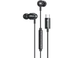 Sandberg In-Earset + Line-Mic čierna / Slúchadlá s mikrofónom / USB-A/C / 1.2m (126-50)