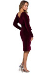 Made Of Emotion Dress M561 Maroon