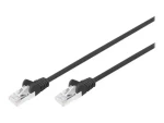Digitus CAT 6 S-FTP čierna / Patch kábel / 2 m / AWG 27/7 / LSZH (DB-160144-020-S)