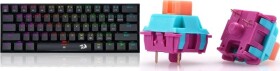 Redragon Redragon K630 DragonBorn Outemu Red (RED-K630RGB) + A113 R Bullet Keycaps (A113 R)