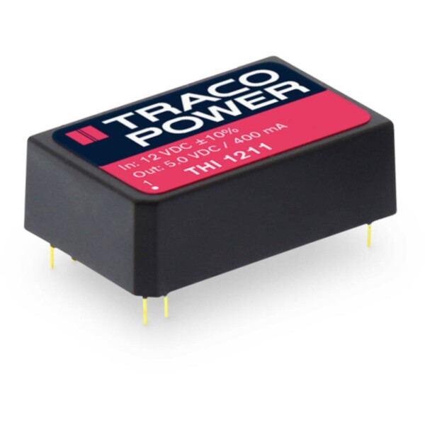 TracoPower THI 0513 DC / DC menič napätia, DPS 5 V/DC 15 V/DC 130 mA 2 W Počet výstupov: 1 x; THI 0513