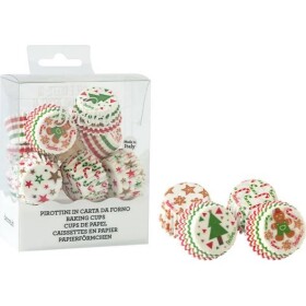 Mini košíčky vianočné, 27x17 mm 200 ks - Decora - Decora