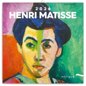 NOTIQUE Poznámkový kalendár Henri Matisse 2026 - Západná / 30 x 30 cm (PGP-35660-Z)