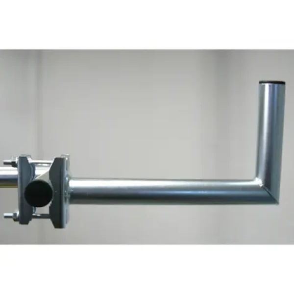 OEM držiak antény na balkón 35 cm / Držiak antény / odsadenie 350 mm / rúrka 42 mm / galvanický zinok (PK35B42)