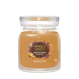 Yankee Candle Golden Pumpkin Signature stredný (5038581167299)