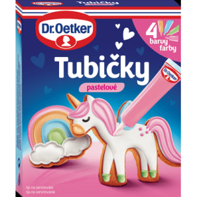 Tubičky na zdobenie v pastelových farbách (4 × 19 g) - Dr. Oetker - Dr. Oetker