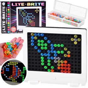 Mamido LED tabuľa mozaika s svetielkami skladačka ZA4188