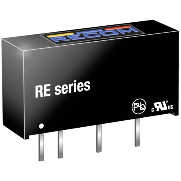 RECOM RE-1212S DC / DC menič napätia, DPS 12 83 mA 1 W Počet výstupov: 1 x; RE-1212S