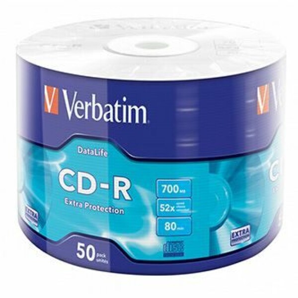 Verbatim 50ks CD-R 700MB 52x / Wrap (023942437871)