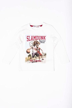 Chlapčenské tričko s dlhým rukávom, Minoti, EAST 7, biela - 68/80 | 6-12m