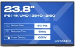 23,8" JAPANNEXT JN-MD-IPS238U-C6 čierna / Prenosný monitor / IPS / UHD 3840x2160 / HDMI + USB-C / AMD FreeSync (JN-MD-IPS238U-C6)