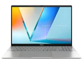 Asus Vivobook S16 strieborná / Notebook / 16" WUXGA / RYZEN AI 7 7445 / 16GB / 512GB SSD / AMD UMA / W11H (M3607GA-OLED012W)