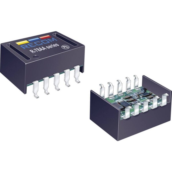 RECOM R-78AA5.0-0.5SMD DC / DC menič napätia, SMD 8 V/DC 500 mA 20 W Počet výstupov: 1 x; R-78AA5.0-0.5SMD