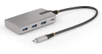 StarTech USB-C Hub 4 porty strieborná / 3x USB-A + 1x USB-C / 10 Gbps / pre notebooky (HB31C3A1CDPPD3)