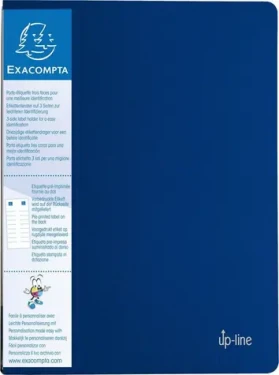 Exacompta UP LINE Ponukový album 20 vreciek modré / Prezentačný album / 20 vreciek (EXC247)