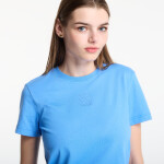 Tričko Calvin Klein Ss 20S Jersey Emblem Crew Tee Marina M
