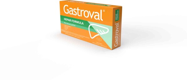 GASTROVAL Hepar formula 30 kapsúl