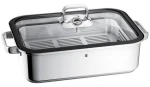 WMF Vitalis / Parovar / 6,5 l / sklenené veko / nerezová oceľ (17.4101.6040)