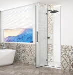 GELCO TRINITY BLACK dvere do niky ľavé, 1000 matné sklo, GT1210ML-B GT1210ML-B