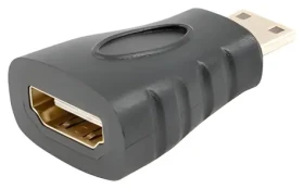 Lanberg HDMI (F) na Mini HDMI (M) čierna / Redukcia (AD-0037-BK)
