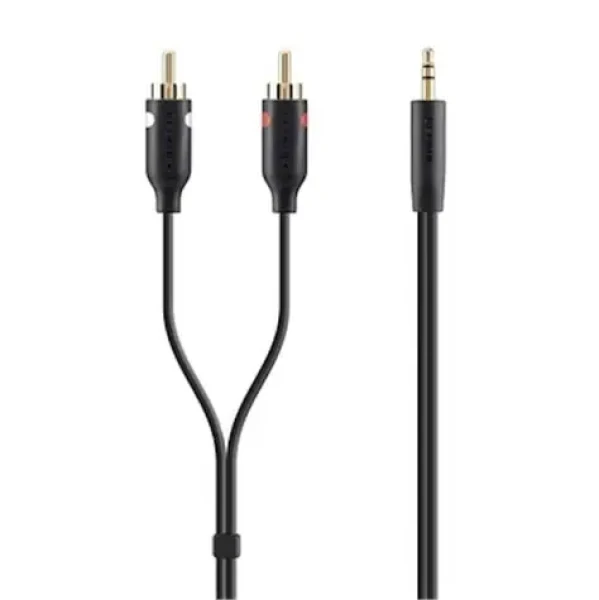 Belkin Audio kábel 1 x 3.5mm - 2 x RCA 2m/portable Y (F3Y116bt2M)