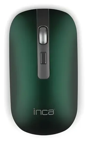 INCA IWM-531RY zelená / Bezdrôtová myš / 1600 DPI / 4 tlačidlá / Bluetooth (IWM-531RY)