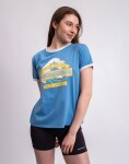 Patagonia W's Great Waves Ringer Tee Shore Blue XS