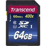 Transcend Premium 400 SDXC karta 64 GB Class 10, UHS-I; TS64GSDU1