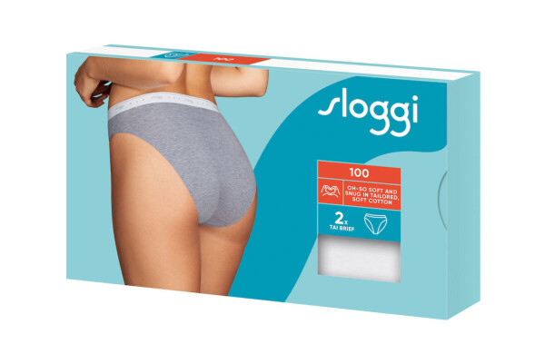 Dámske nohavičky Sloggi 24/7 100 Tai 2P biele WHITE 36