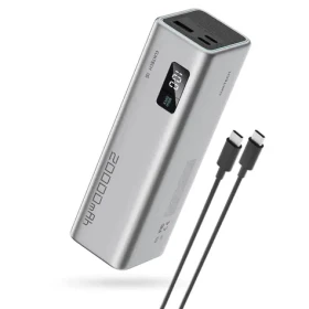 Cuktech CUKP200XGLGR PowerBanka 100W sivá / 20000mAh / 2x USB-C / USB-A (198939)