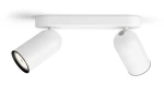 Philips Pongee biela / Bodové svietidlo / 2x GU10 / 5,5 W / bez zdroja / IP20 (SKL000265190)