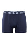 Pánske boxerky 3PACK 4277-1003 Tmavo modrá/sivá Mix vzor - Mustang XXL tm.modrá-šedá