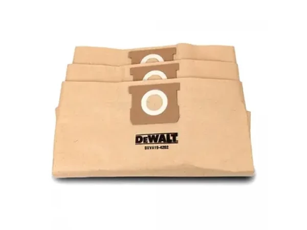 DeWalt DXVA19-4204 3 ks / Papierové vrecká pre vysávače 20-30L (DXVA19-4204)