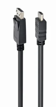 Gembird CC-DP-HDMI-1M kábel HDMI (M) - DisplayPort (M) 1m (CC-DP-HDMI-1M)