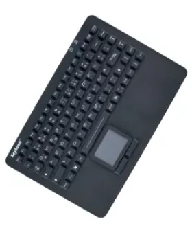 Keysonic KSK-5230 IN čierna / Priemyselná klávesnica / Touchpad / IP68 / USB / DE layout (28037)