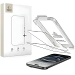 Tech-Protect Quick Set+ čierna / Ochranné sklo / Apple iPhone 17 Air / 2 ks / Tvrdené sklo