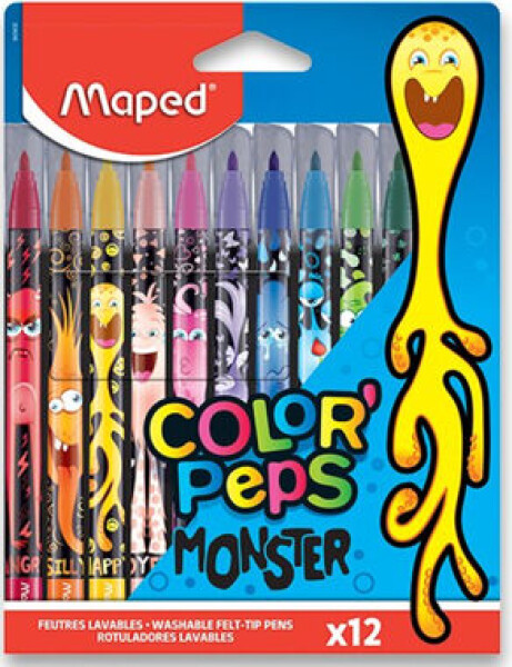 Maped Fixy Color#39;Peps Monster 12ks (141256)